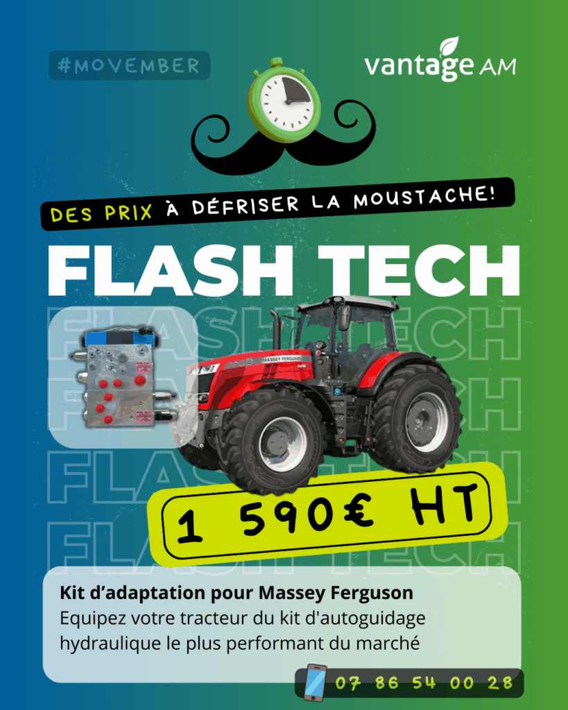 Kit d'adaptation plateformkit Massey Fergusson autoguidage hydraulique